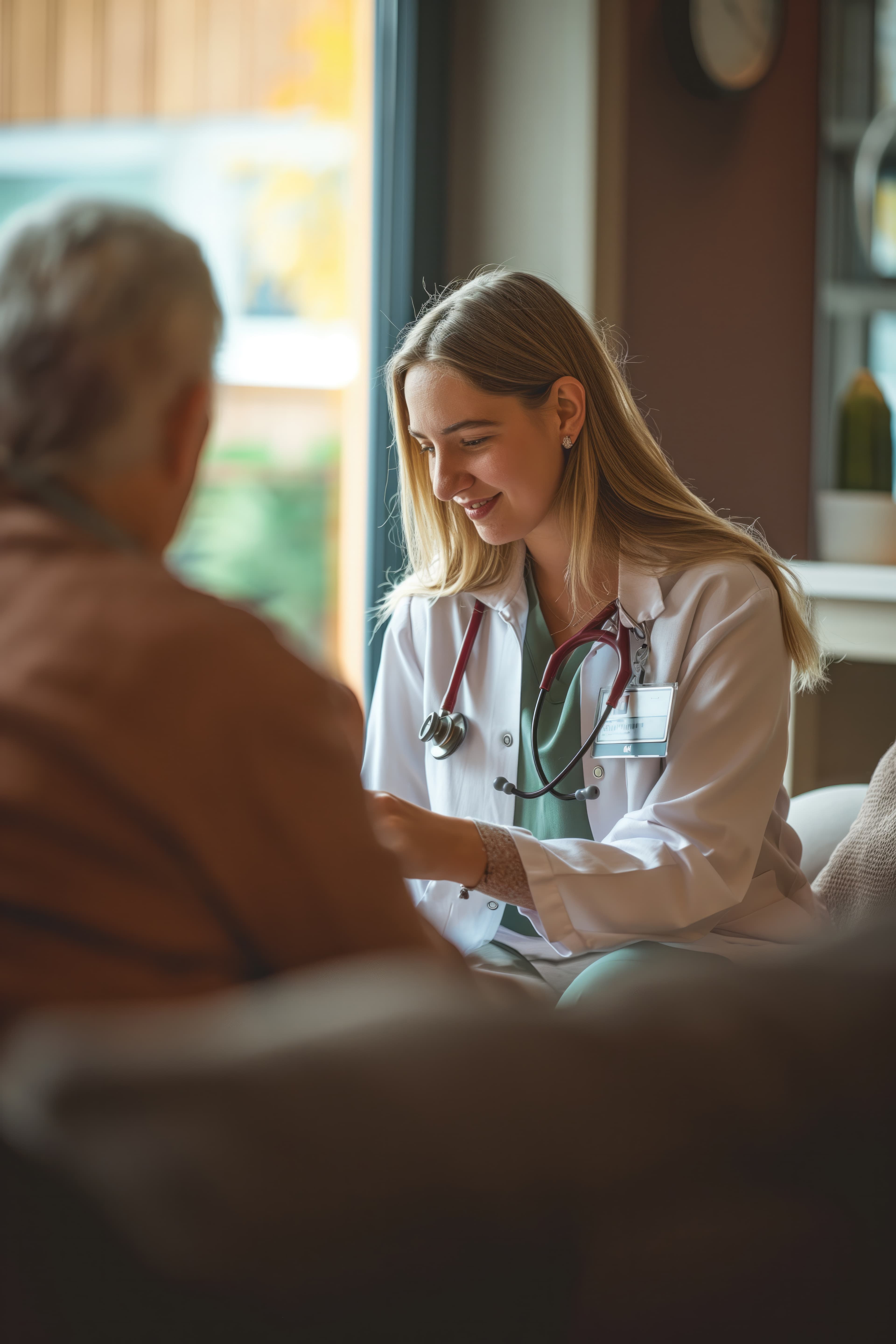 Medical team and patient